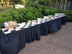 Buffet fuer eine Veranstaltung